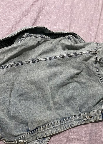 xs Beden mavi Renk Kadın crop kot ceket