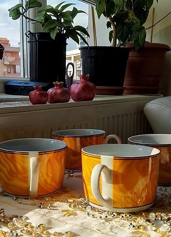 4 lü Çay & kahve fincanları