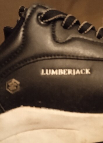 38 Beden Lumberjack siyah Spor ayakkabı 