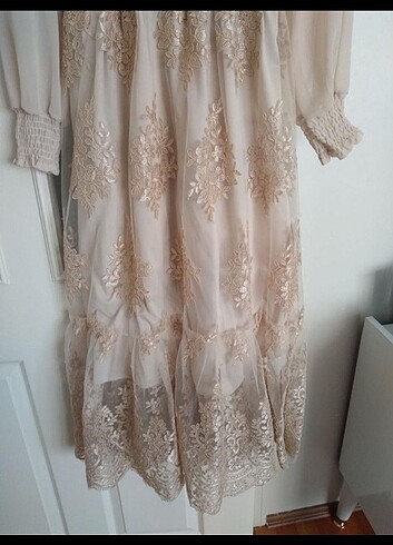 Vintage Love Sandık yaka abiye