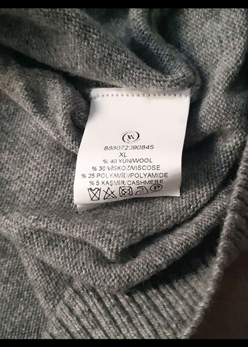 Vakko erkek yünlü kazak - Görsel 3