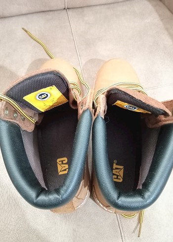 Cat Caterpillar  Erkek deri Outdoor Bot taba rengi - Görsel 7