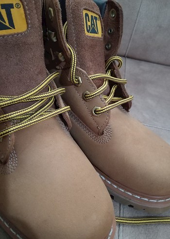 Cat Caterpillar  Erkek deri Outdoor Bot taba rengi - Görsel 6