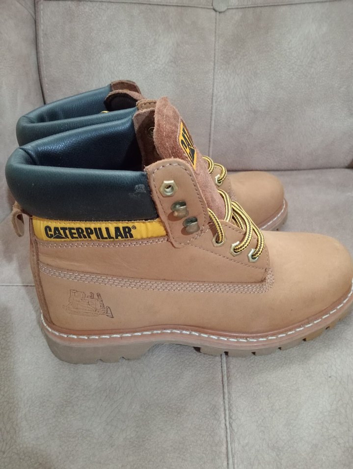 Cat Caterpillar  Erkek deri Outdoor Bot taba rengi - Görsel 2