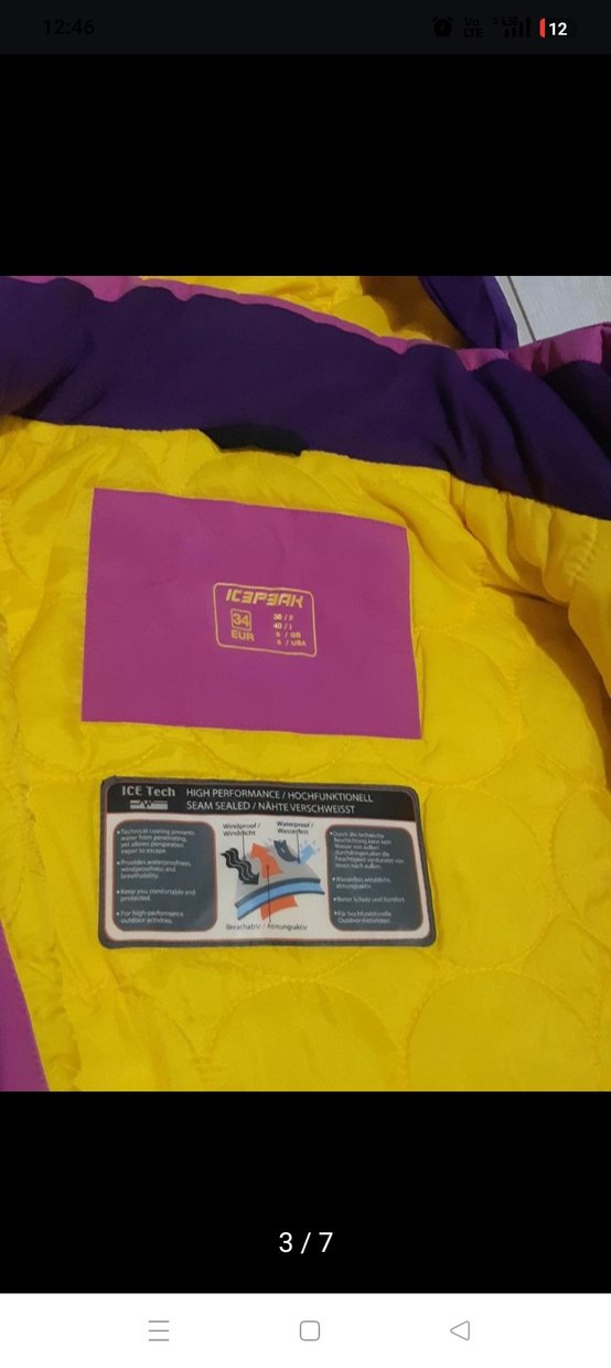 İcepeak kadın kayak montu - Görsel 3