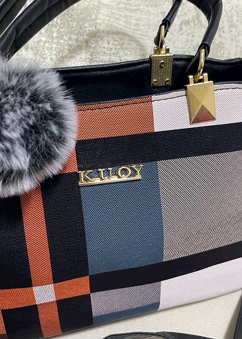 Çok Renkli Kadın Omuz el Çantası - Görsel 3