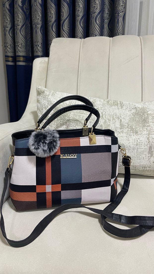 Çok Renkli Kadın Omuz el Çantası - Görsel 2