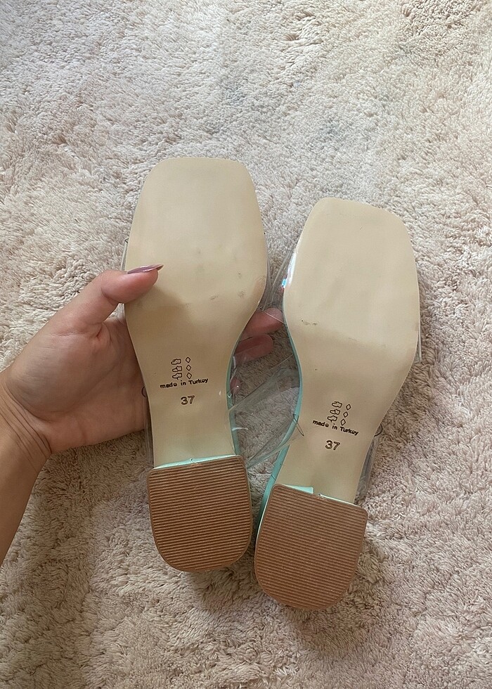 Şeffaf terlik - Görsel 3