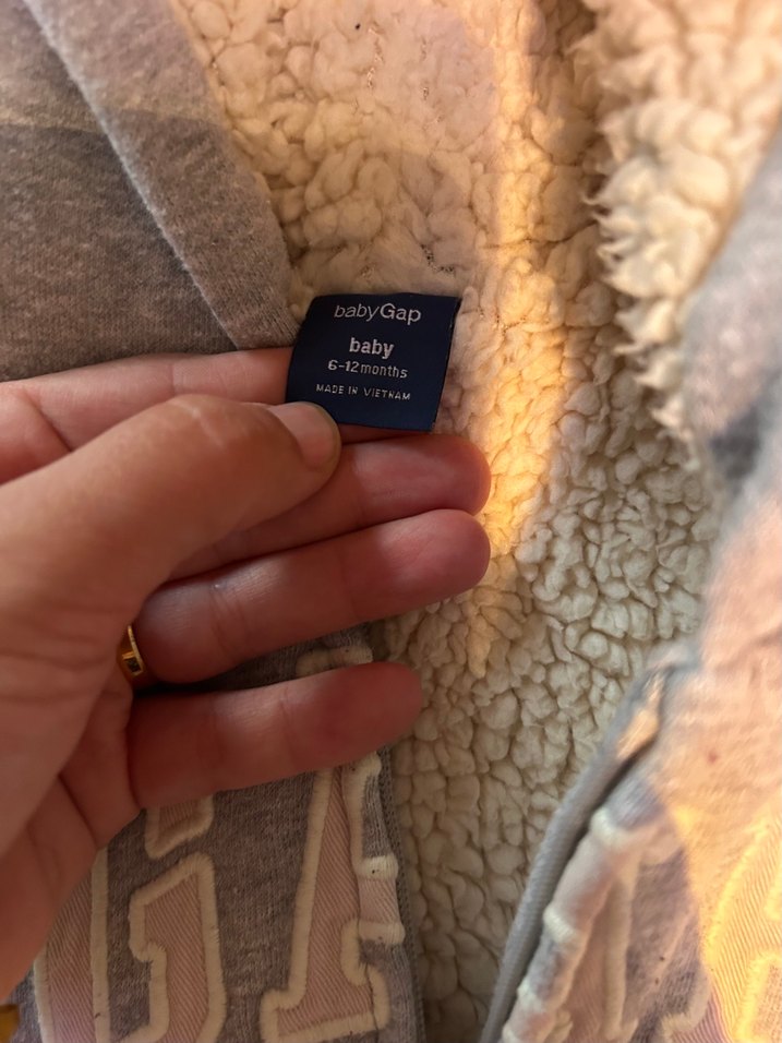 Bebek Gri Fermuarlı Sweatshirt ve Eşofman - Görsel 5