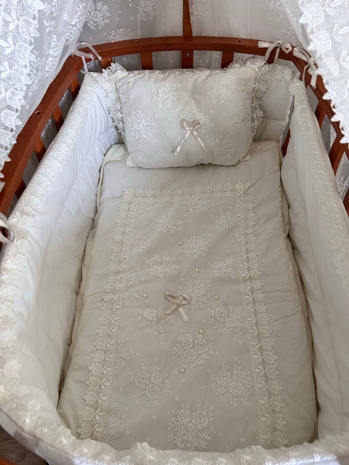 Ahşap sepet şehzade sultan beşiği - Görsel 5