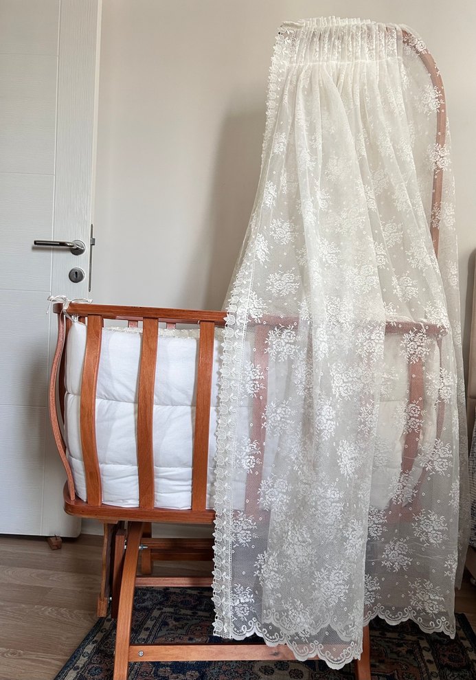 Ahşap sepet şehzade sultan beşiği - Görsel 2