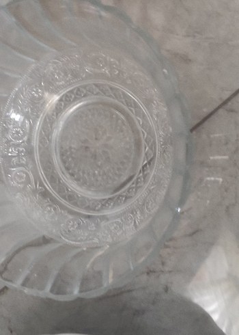 Beyaz Düz Cam Kase - Görsel 2