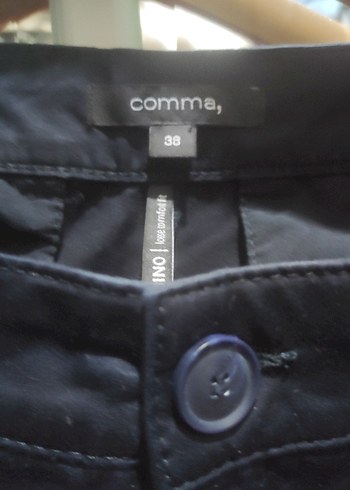 Erkek lacivert Kemerli Ofis Pantolonu - Görsel 2