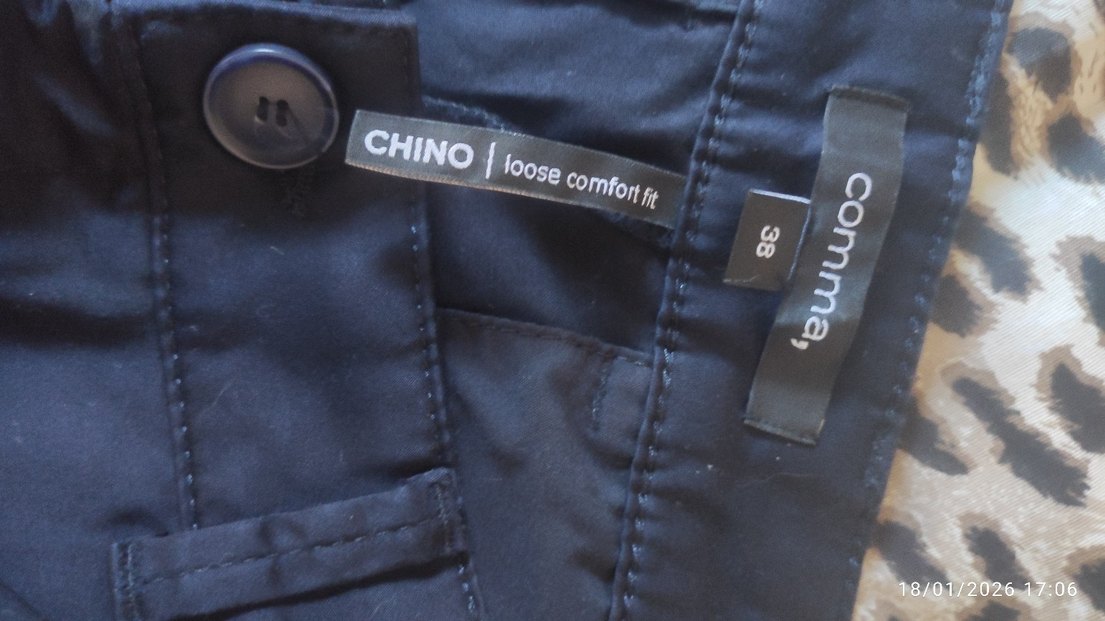 Erkek lacivert Kemerli Ofis Pantolonu - Görsel 4