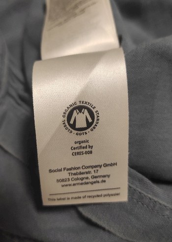 Gri Keten Kemerli Uzun Tulum - Görsel 8