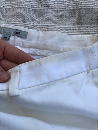 44 Beden beyaz Renk Beymen beyaz pantolon