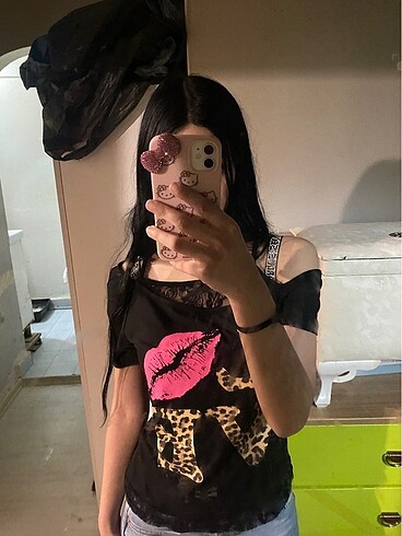 Vintage Love Y2k leopar crop????????