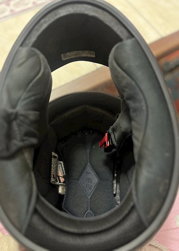 Siyah LS2 Baskılı Motosiklet Kaskı - Görsel 6