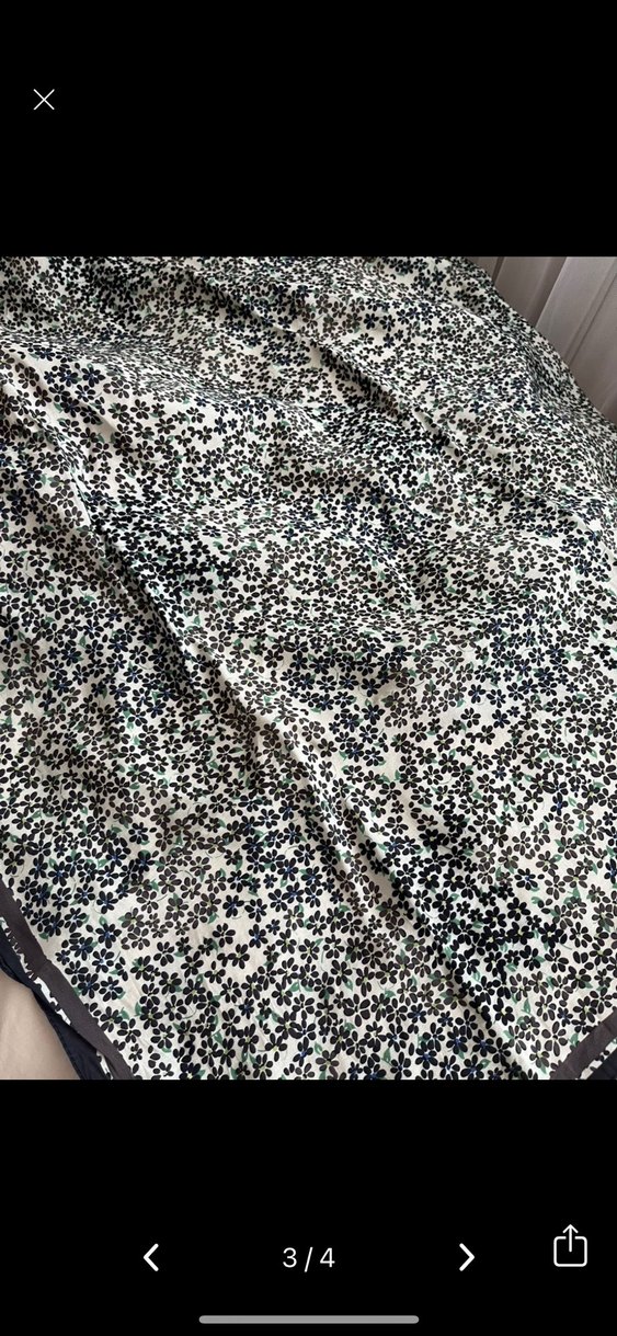 Çiçek Desenli eşarp fresh scarfs - Görsel 3