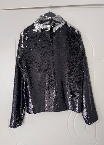 Pul payetli bluz - Görsel 5