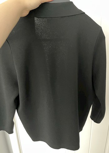 Kadın Siyah Mini Ceket - Görsel 5