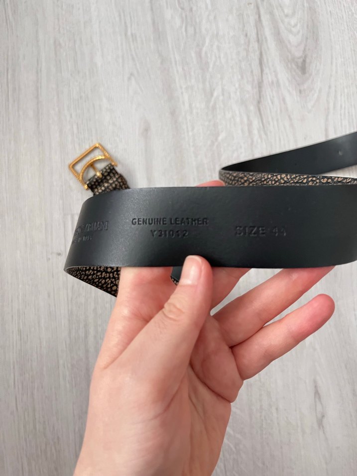 Emporio armani hakiki deri kemer — görsel 4/8