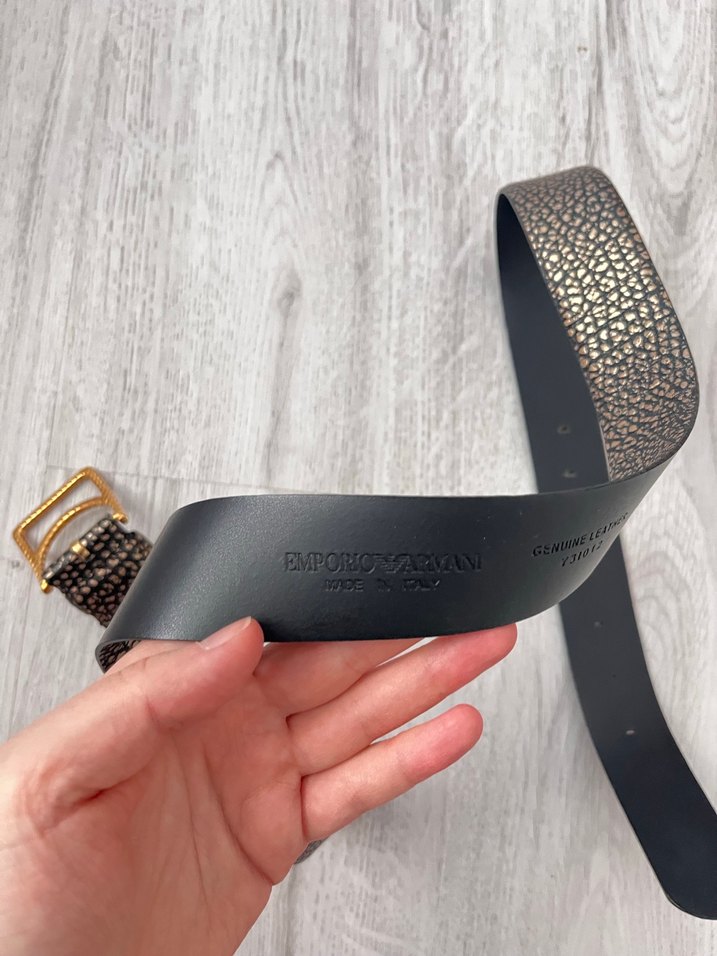 Emporio armani hakiki deri kemer — görsel 3/8