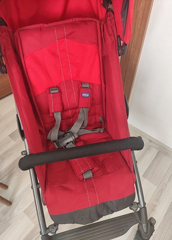 Kırmızı Chicco litre way 3 plus Bebek Arabası ve puseti - Görsel 3
