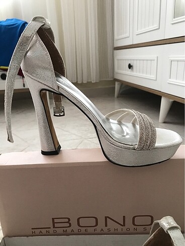 36 Beden gri Renk BONO Hand Made Fashıon Shoes