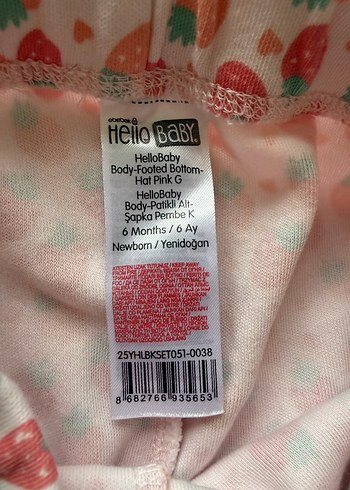 Kız Bebek Uzun Kollu Patikli 3lü Takım - Görsel 5