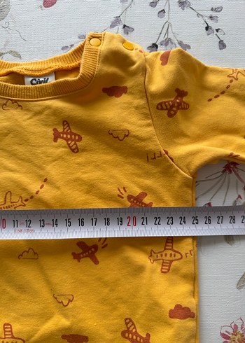 Erkek Çocuk Sarı Baskılı Sweatshirt - Görsel 7