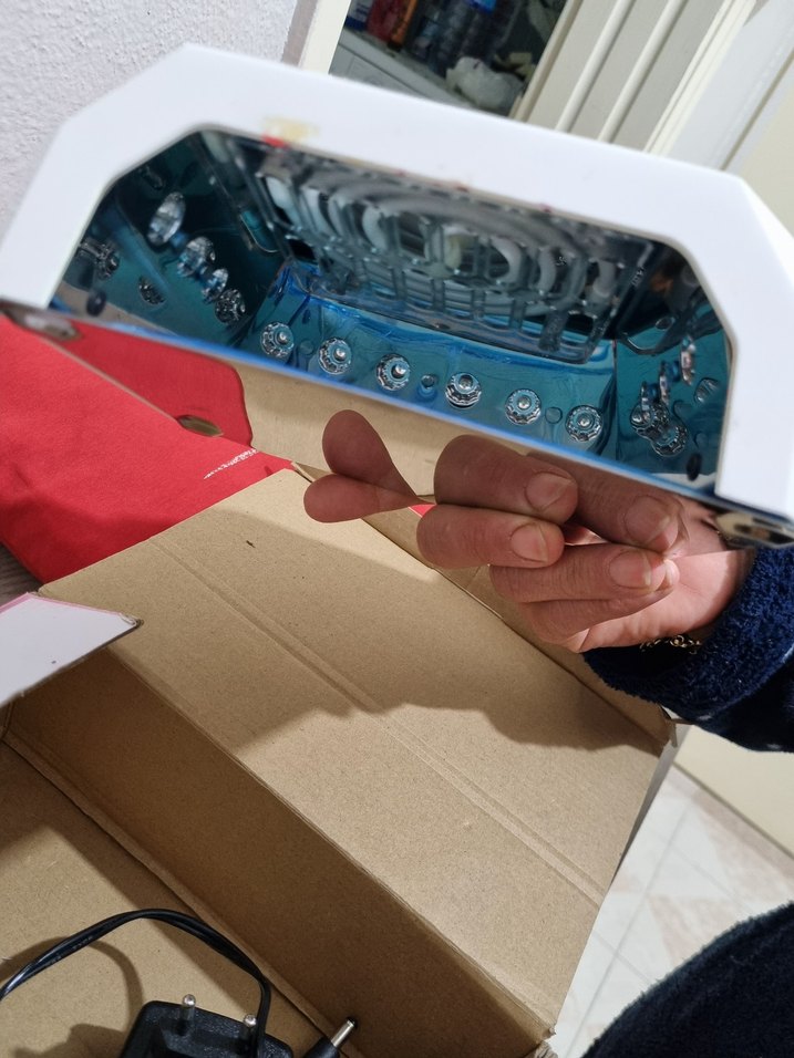 Renkli Quick CCFL LED Tırnak Lambası - Görsel 4