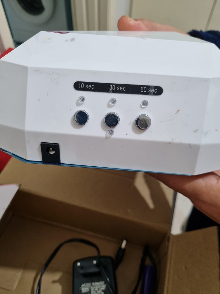 Renkli Quick CCFL LED Tırnak Lambası - Görsel 2