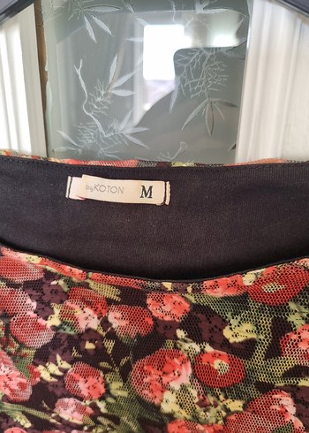 Çiçek Desenli Fırfırlı Midi Elbise - Görsel 3