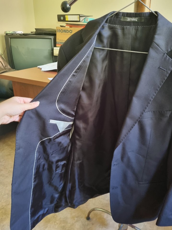 SÜVARİ Lacivert Erkek Ofis Takım Elbise Ceketi - Görsel 5