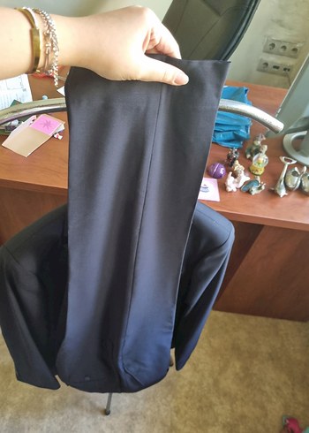 NETWORK Lacivert mikro yün karışımlı Takim Elbise - Görsel 11