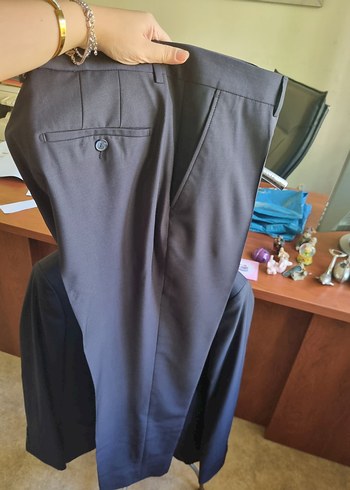 NETWORK Lacivert mikro yün karışımlı Takim Elbise - Görsel 8