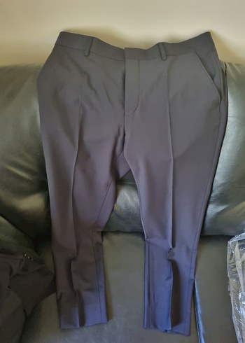 NETWORK Lacivert mikro yün karışımlı Takim Elbise - Görsel 10