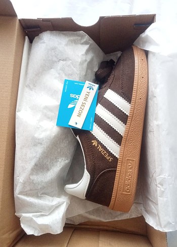36 Beden kahverengi Renk Adidas SPEZİAL Kahverengi Süet Kadın Spor Ayakkabı