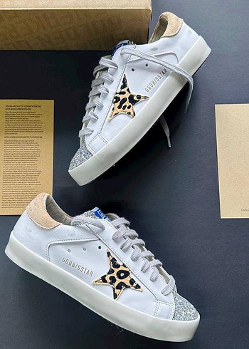 39 Beden beyaz Renk GOLDEN GOOSE DELUXE KADIN SPOR AYAKKABI YENİ SEZON
