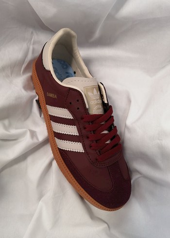 Adidas Bordo Süet Kadın Spor Ayakkabı