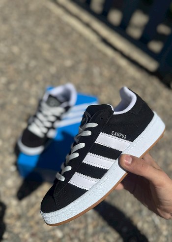 Adidas Campus Siyah Beyaz Kadın Spor Ayakkabı