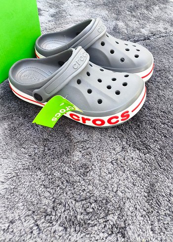 Gri Crocs Kadın Terlik