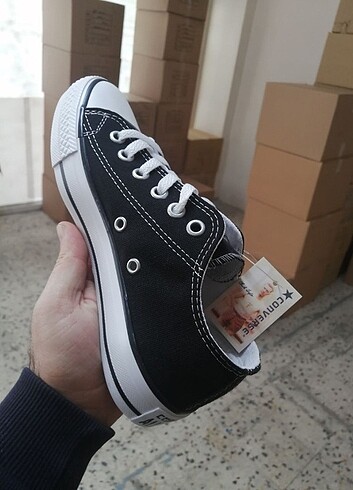 38 Beden siyah Renk CONVERSE ALL STAR YENİ SEZON SIFIR KUTULU