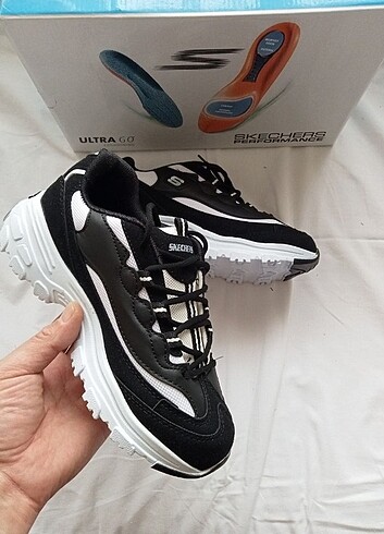 SKECHERS D LİTES KADIN SPOR AYAKKABI YENİ SEZON SIFIR 