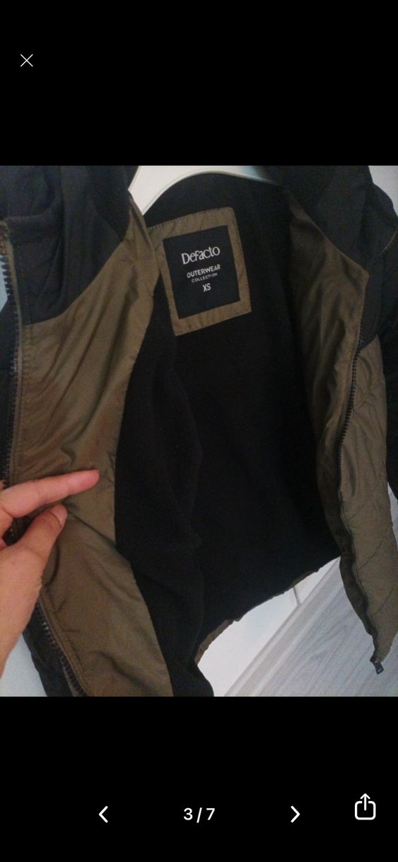 Erkek Çocuk Koyu Kahverengi Kemerli Mont - Görsel 3