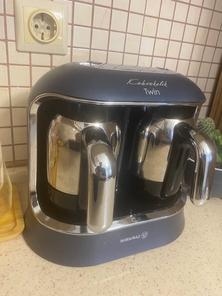 Korkmaz Twin Çift Demlikli Kahve Makinesi - Görsel 5