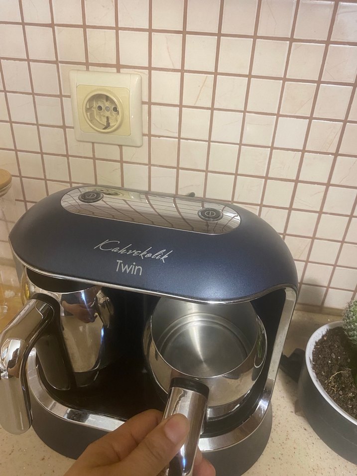 Korkmaz Twin Çift Demlikli Kahve Makinesi - Görsel 4