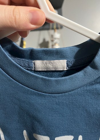 Erkek Çocuk Mavi Sweatshirt - Görsel 3