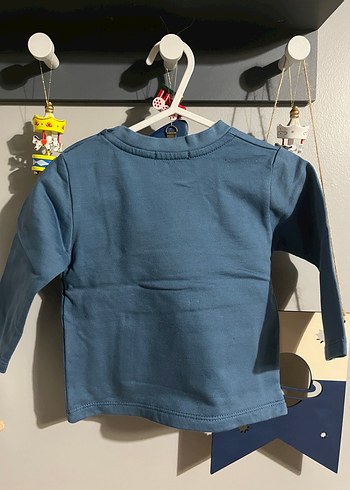 Erkek Çocuk Mavi Sweatshirt - Görsel 2